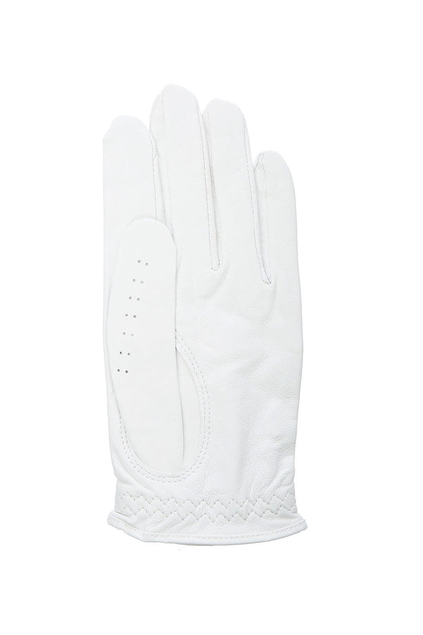 Leather Golf Glove WHITE x BLUE